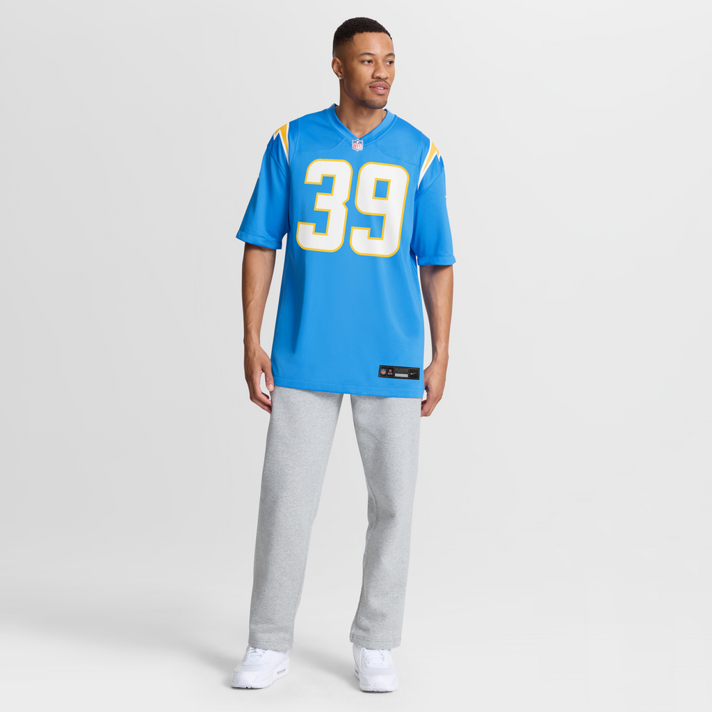 Eric Rogers Los Angeles Chargers Nike Team Game Official Jersey -  Powder Blue