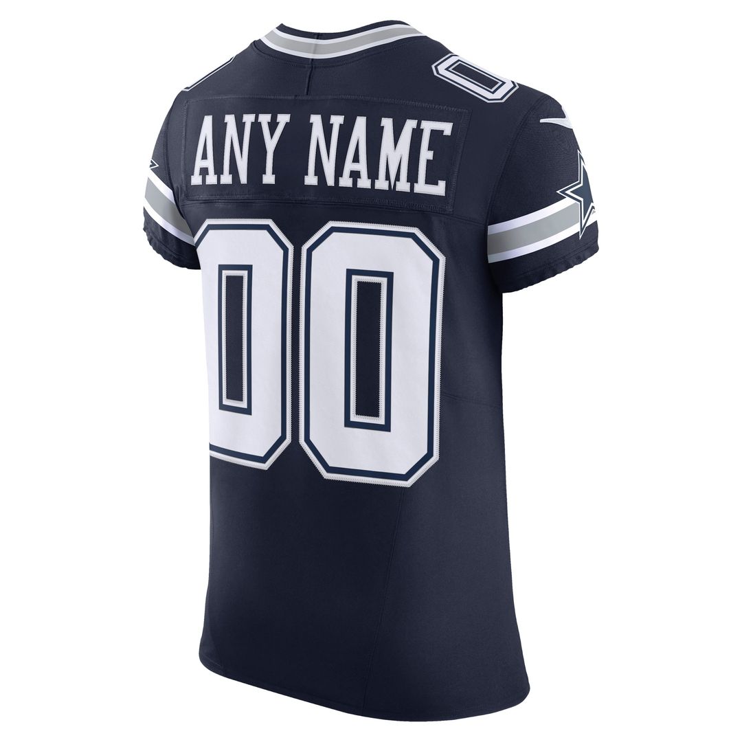 Dallas Cowboys Nike Vapor F.U.S.E. Elite Custom Official Jersey - Navy