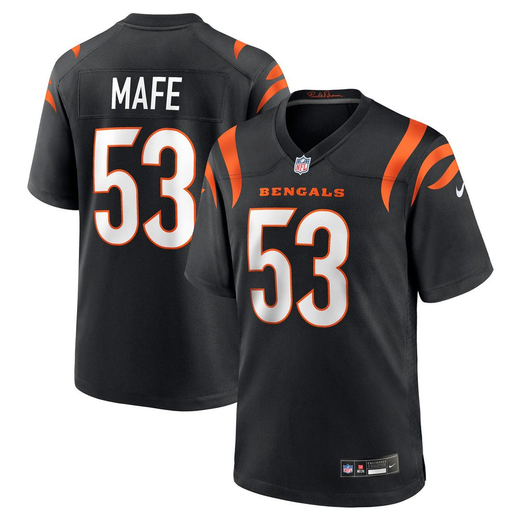 Boye Mafe Cincinnati Bengals Nike Team Game Jersey - Black