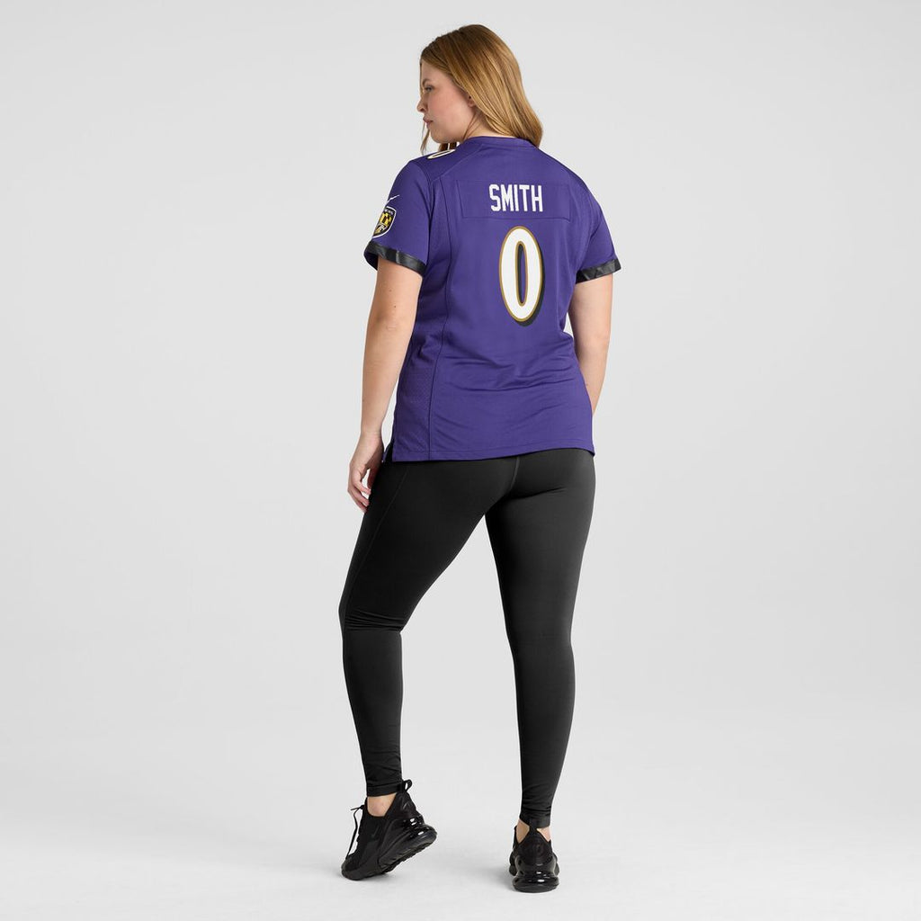 Roquan Smith Baltimore Ravens Nike Women's Team Game Official Jersey - Purple