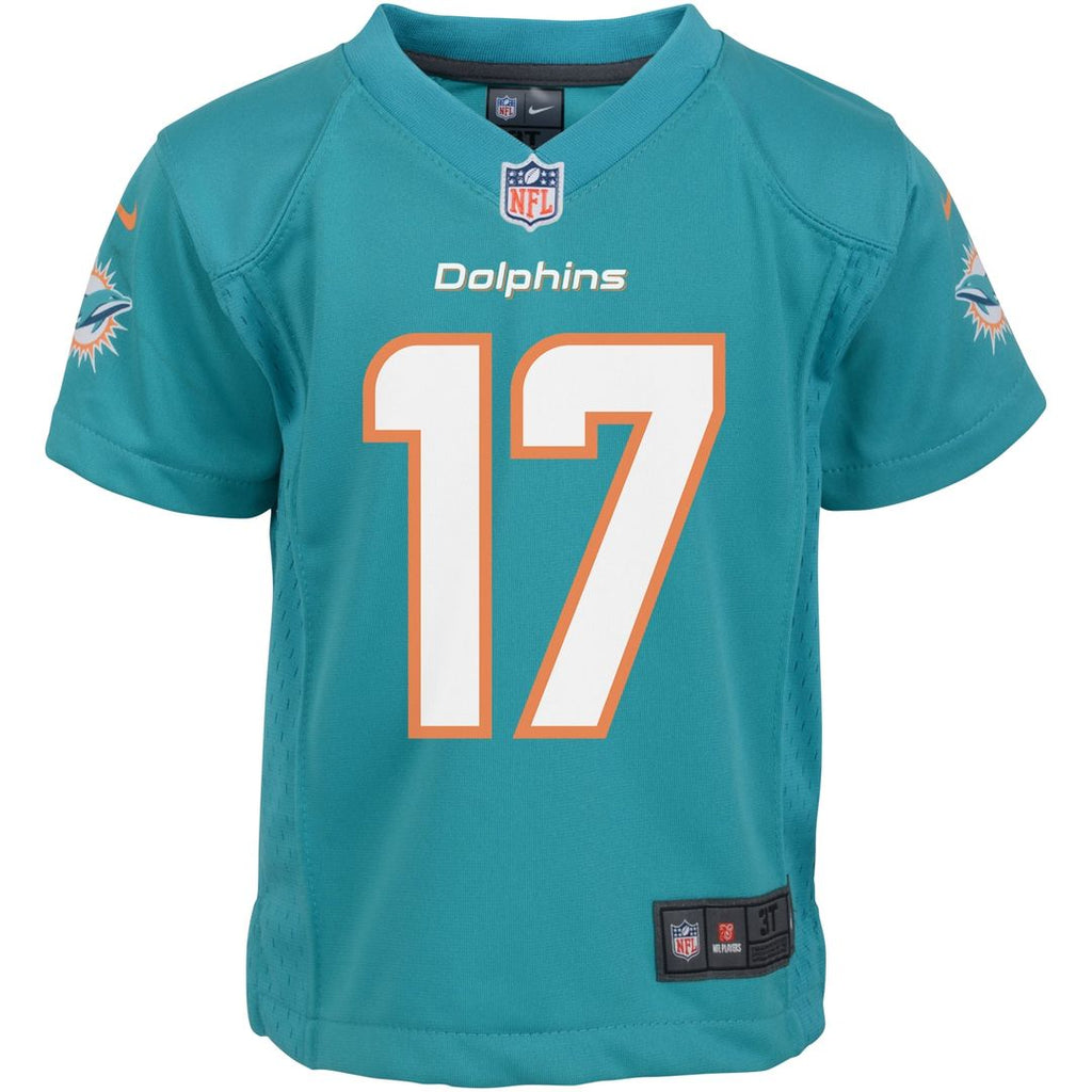 Jaylen Waddle Miami Dolphins Nike Infant Team Player Game Jersey - Aqua