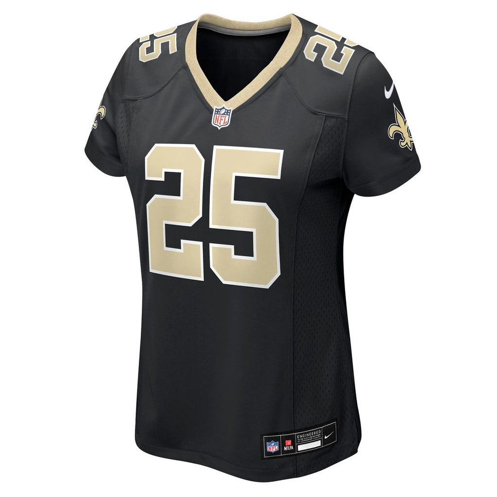 Rejzohn Wright New Orleans Saints Nike Women's Team Game Official Jersey -  Black