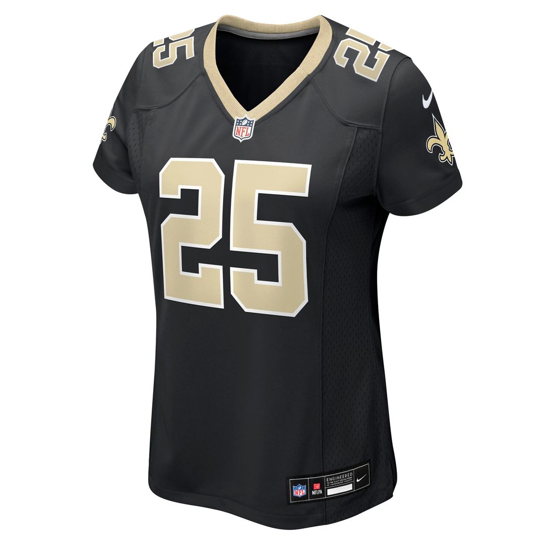 Rejzohn Wright New Orleans Saints Nike Women's Team Game Official Jersey -  Black