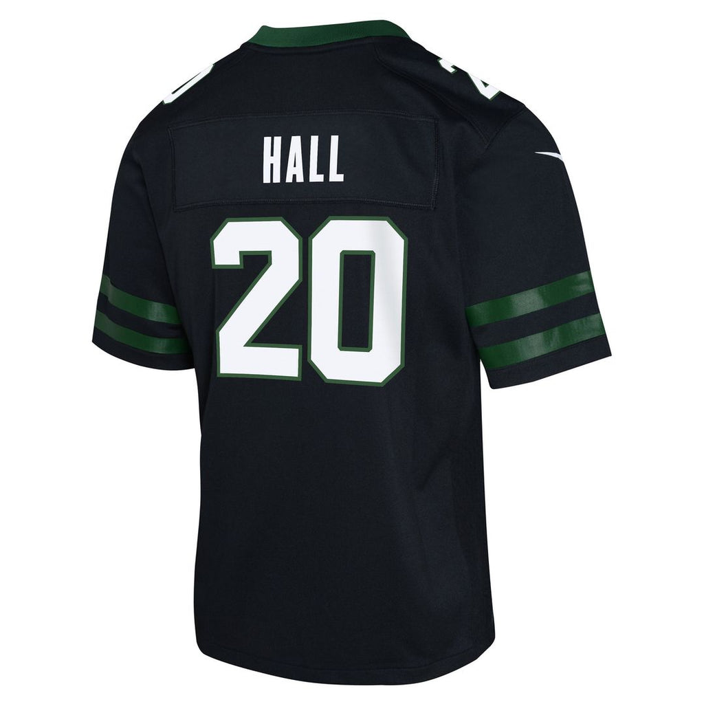 Breece Hall New York Jets Nike Youth Game Official Jersey - Black
