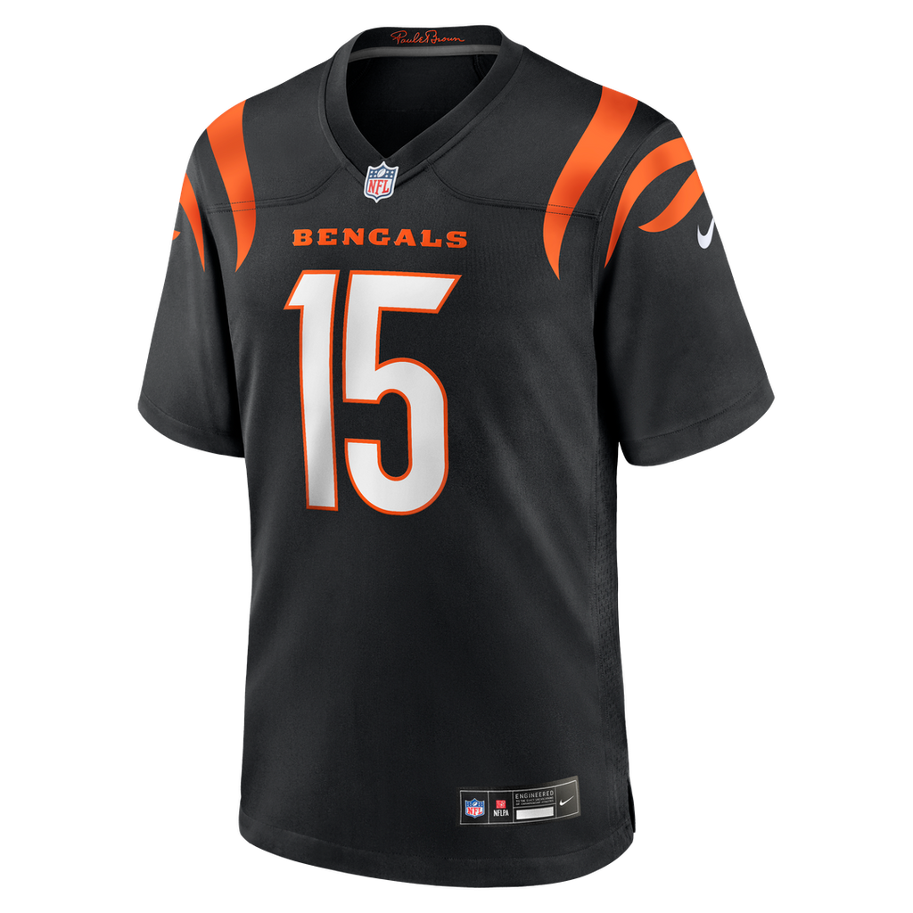 Charlie Jones Cincinnati Bengals Nike Team Game Jersey - Black