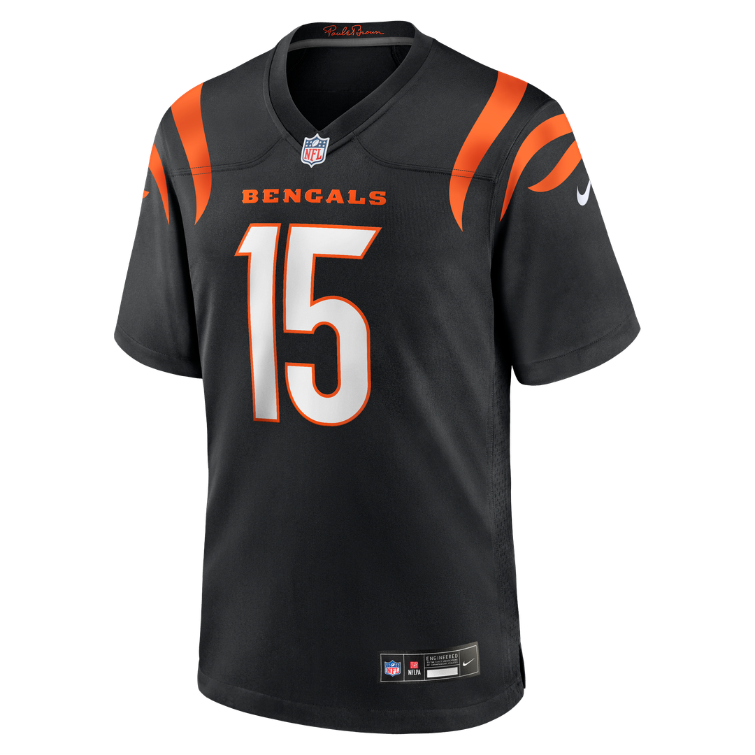 Charlie Jones Cincinnati Bengals Nike Team Game Jersey - Black