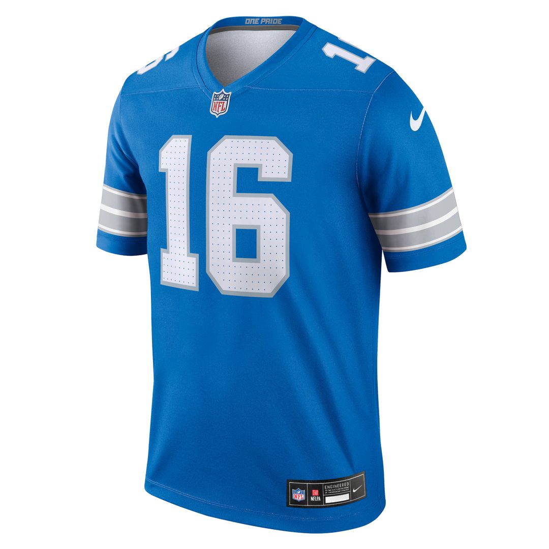 Jared Goff Detroit Lions Nike Legend Player Performance Top - Blue