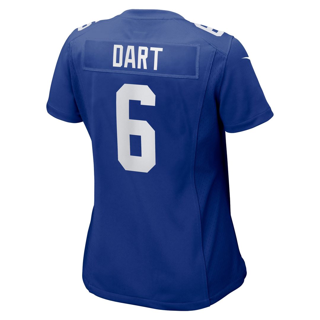 Jaxson Dart New York Giants Nike Women's Team Game Jersey - Royal