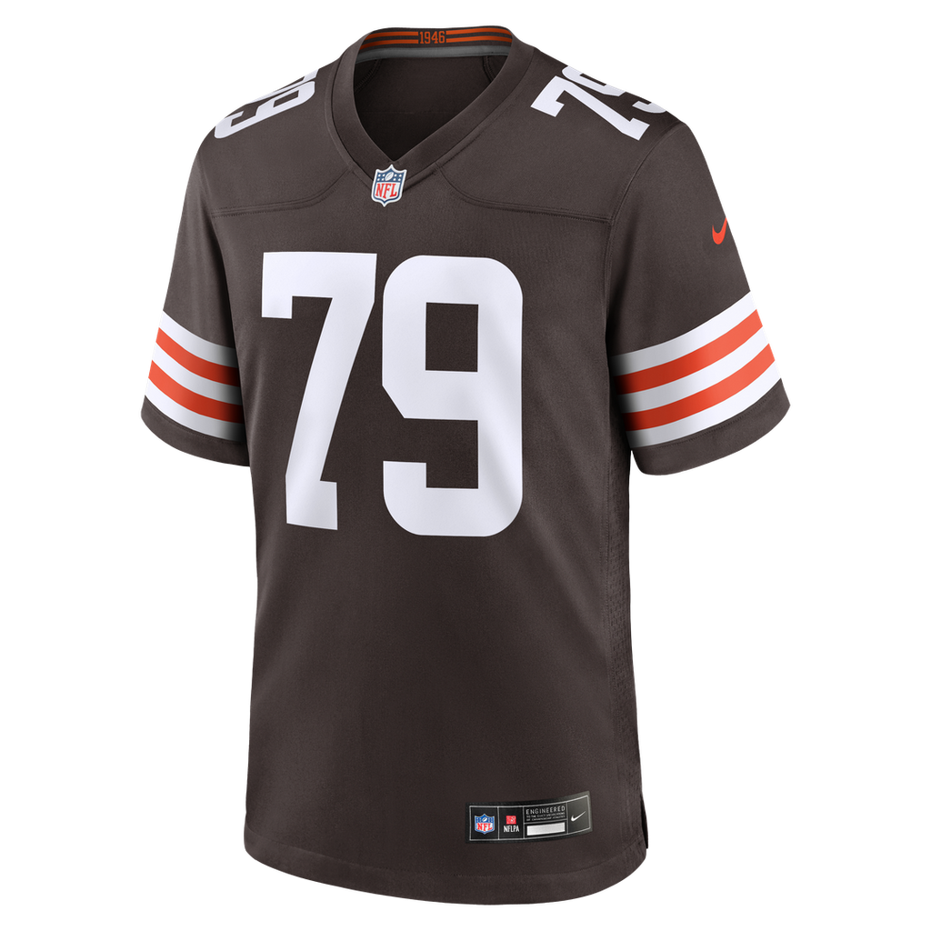 Dawand Jones Cleveland Browns Nike Team Game Jersey - Brown