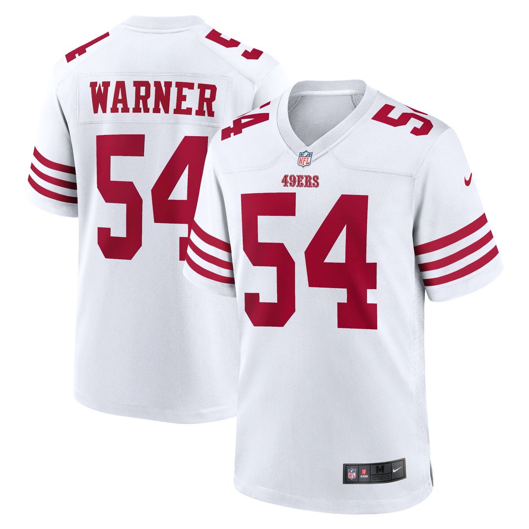 Fred Warner San Francisco 49ers Nike Team Game Player Official Jersey - White