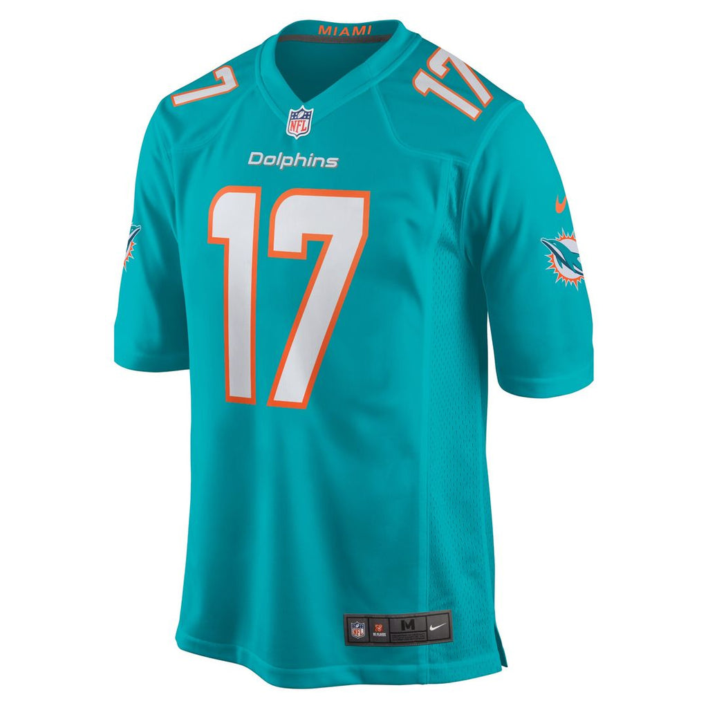 Jaylen Waddle Miami Dolphins Nike Youth Game Official Jersey - Aqua