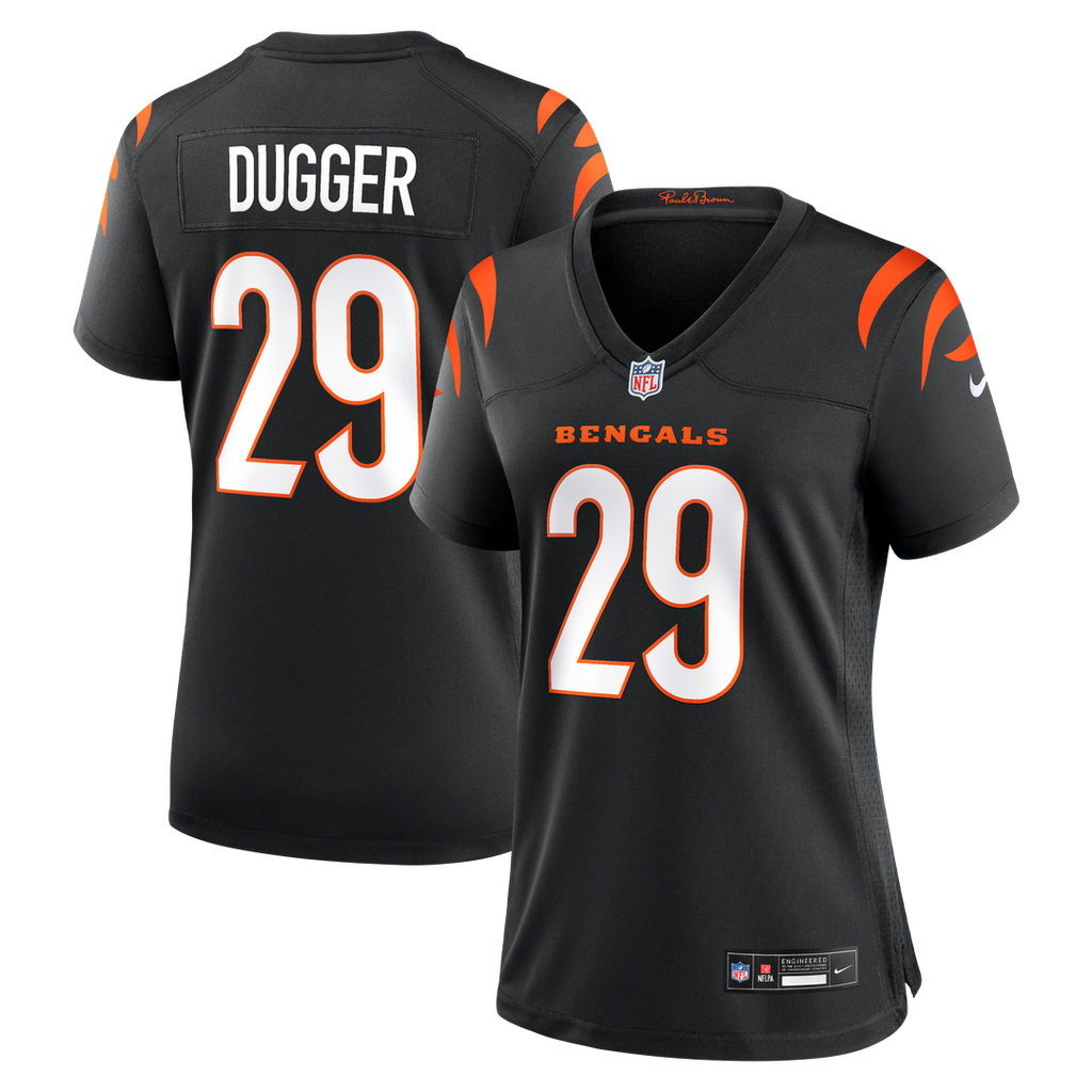 Kyle Dugger Cincinnati Bengals Nike Women's Team Game Jersey - Black