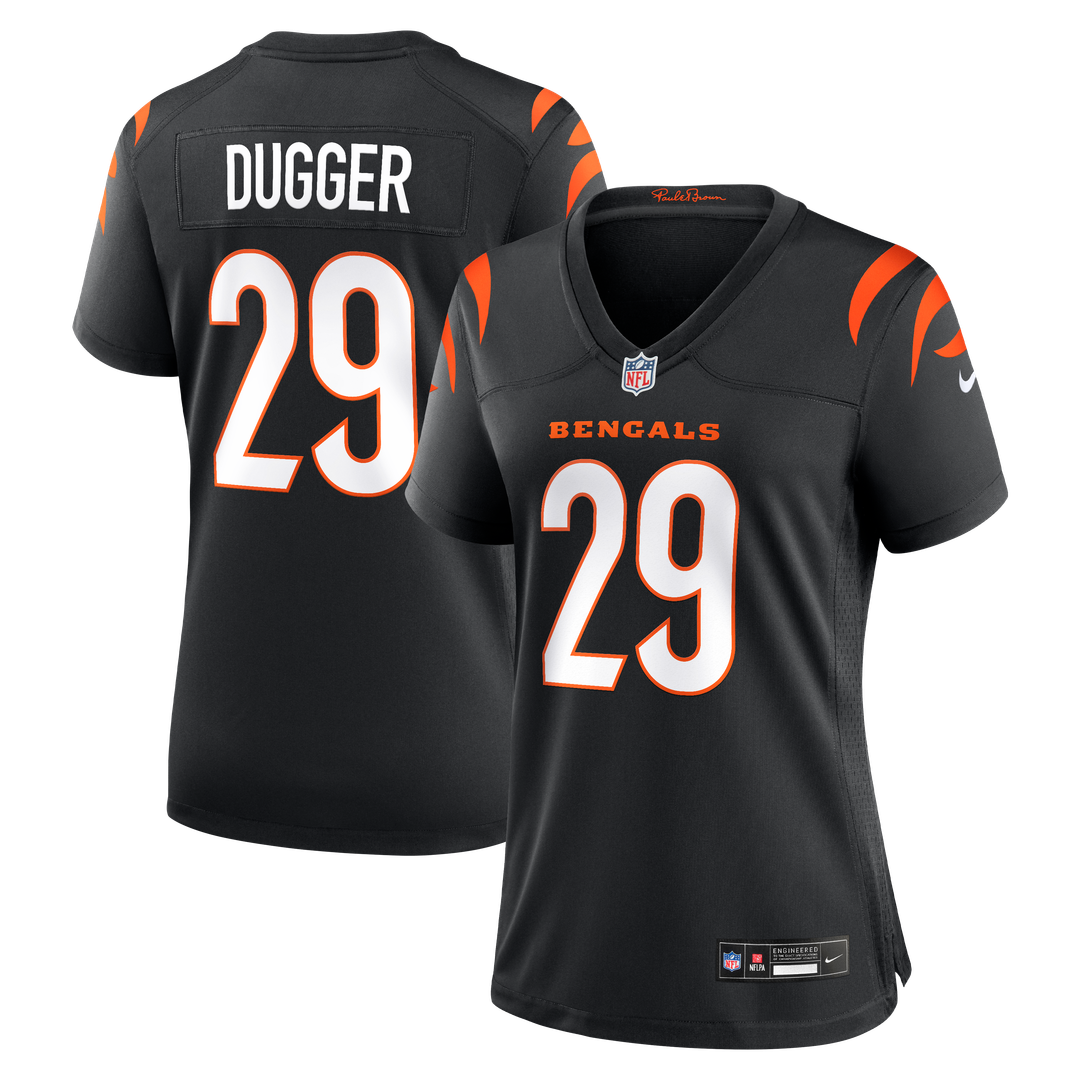 Kyle Dugger Cincinnati Bengals Nike Women's Team Game Jersey - Black
