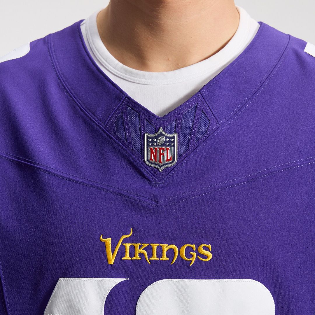 Justin Jefferson Minnesota Vikings Nike Vapor F.U.S.E. Elite Jersey - Purple
