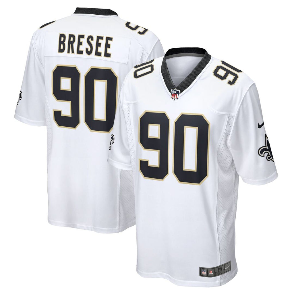 Bryan Bresee New Orleans Saints Nike  Game Official Jersey -  White