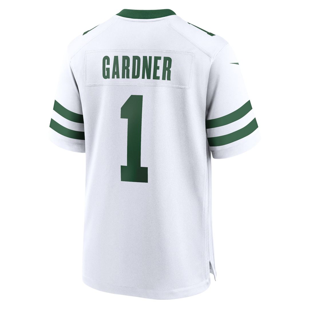 Ahmad Sauce Gardner New York Jets Nike Game Official Jersey - Legacy White