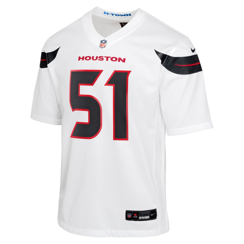Will Anderson Jr. Houston Texans Nike Youth Game Official Jersey - White