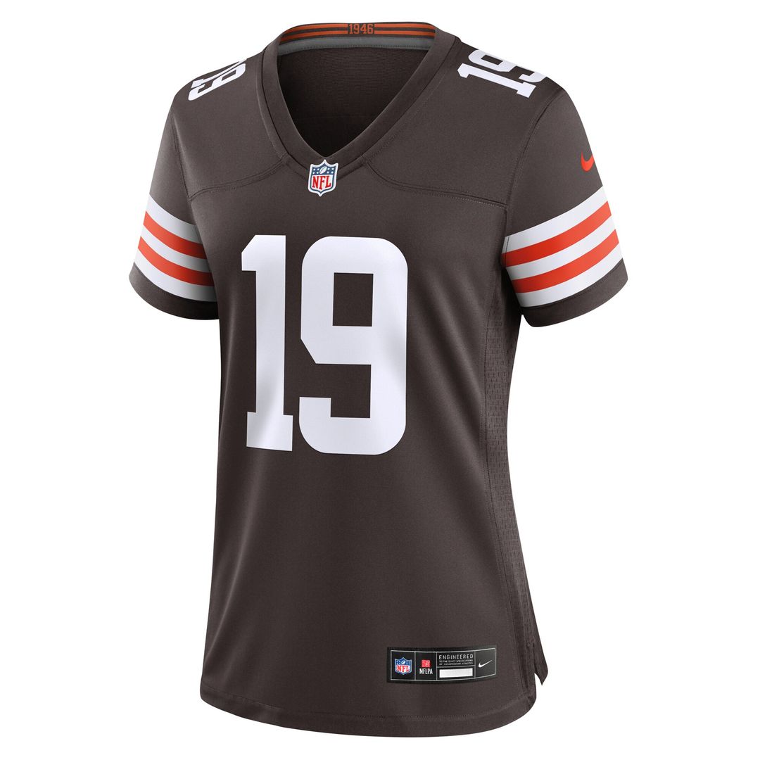 Cedric Tillman Cleveland Browns Nike Women's  Game Official Jersey -  Brown