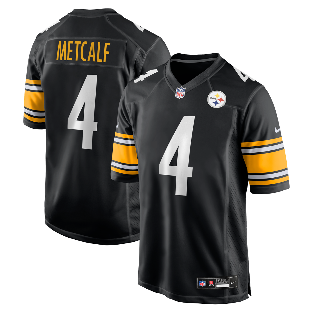 DK Metcalf Pittsburgh Steelers Nike Game Player Official Jersey - Black