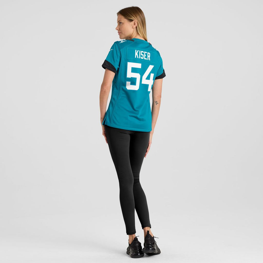 Jack Kiser Jacksonville Jaguars Nike Women's Team Game Official Jersey -  Teal