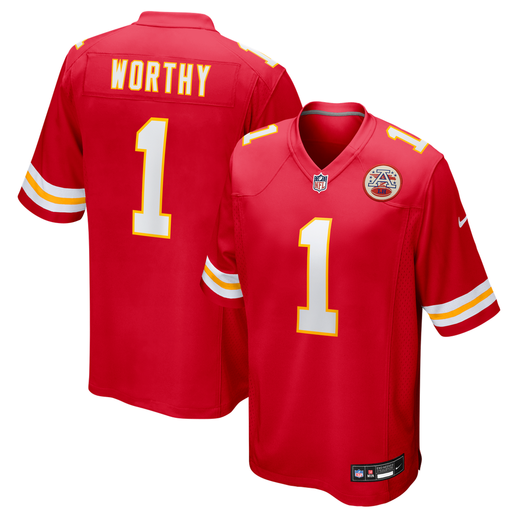 Xavier Worthy Kansas City Chiefs Nike Player Game Jersey - Red