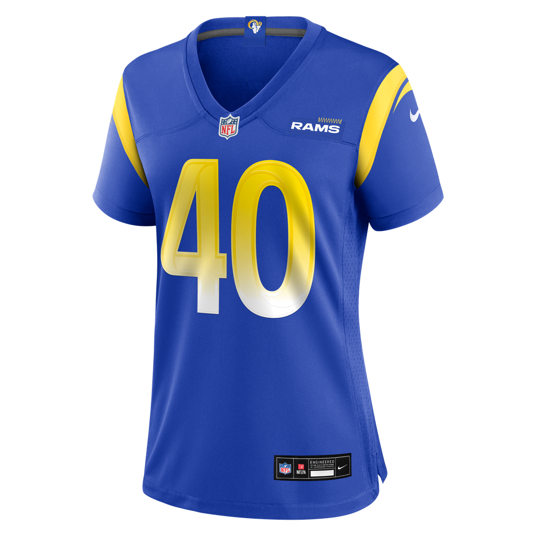 Jesse Luketa Los Angeles Rams Nike Women's Team Game Jersey - Royal