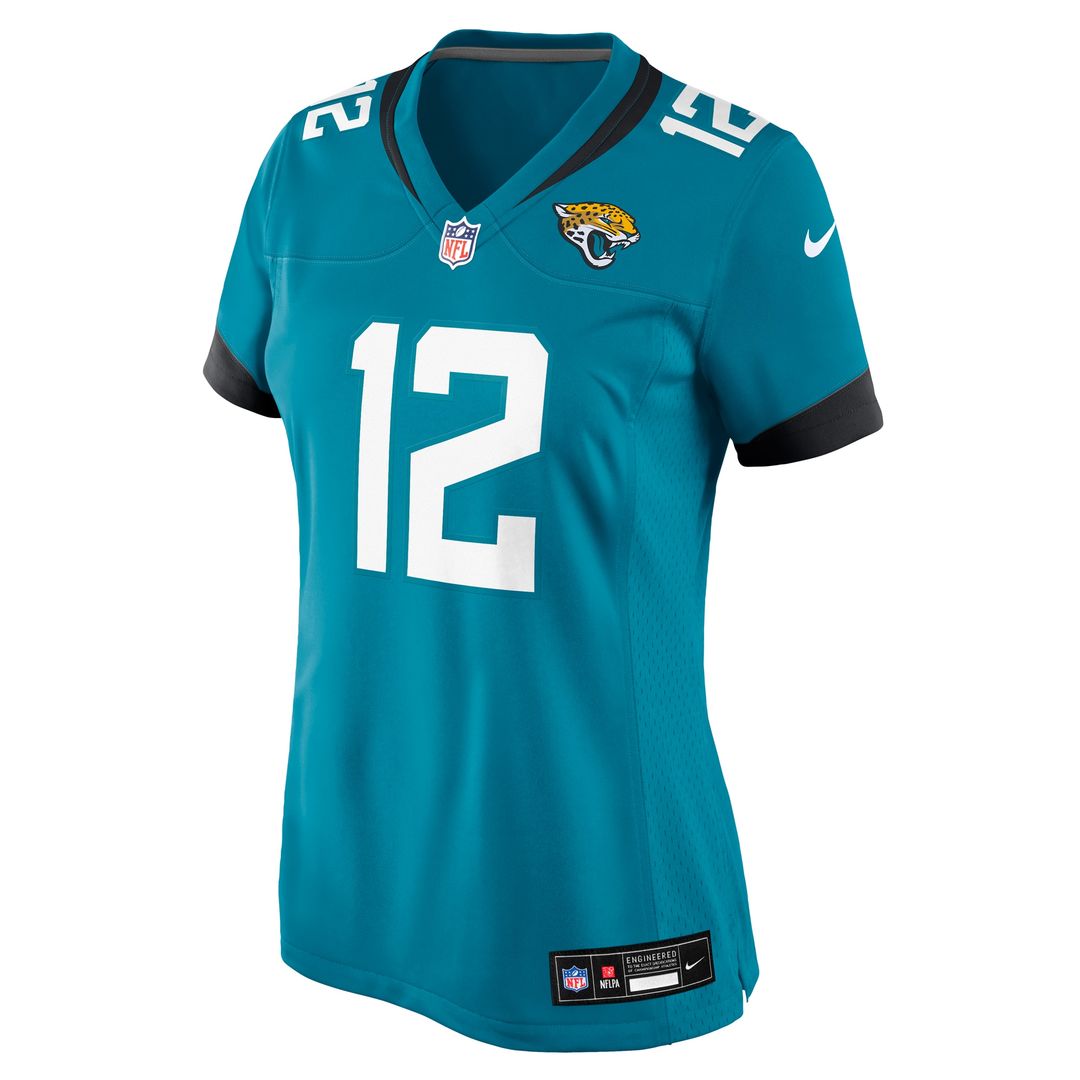 Travis Hunter Jacksonville Jaguars Nike Women's Team Game Official Jersey - Teal