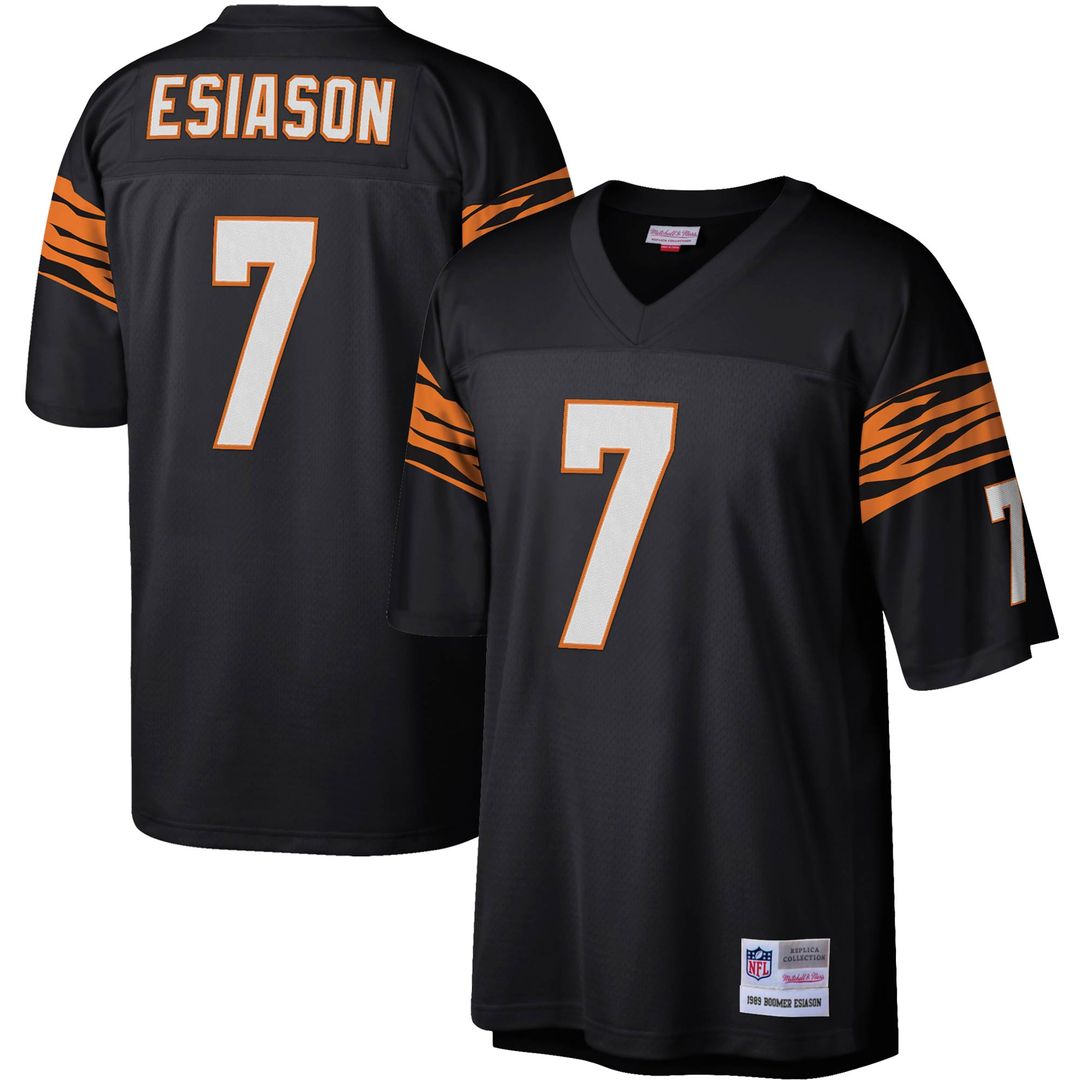 Boomer Esiason Cincinnati Bengals Mitchell & Ness Legacy Replica Official Jersey - Black