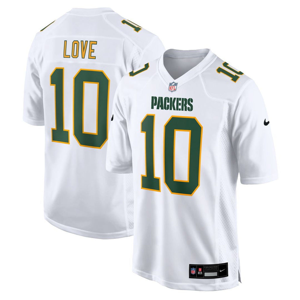 Jordan Love Green Bay Packers Nike Fashion Game Official Jersey - White