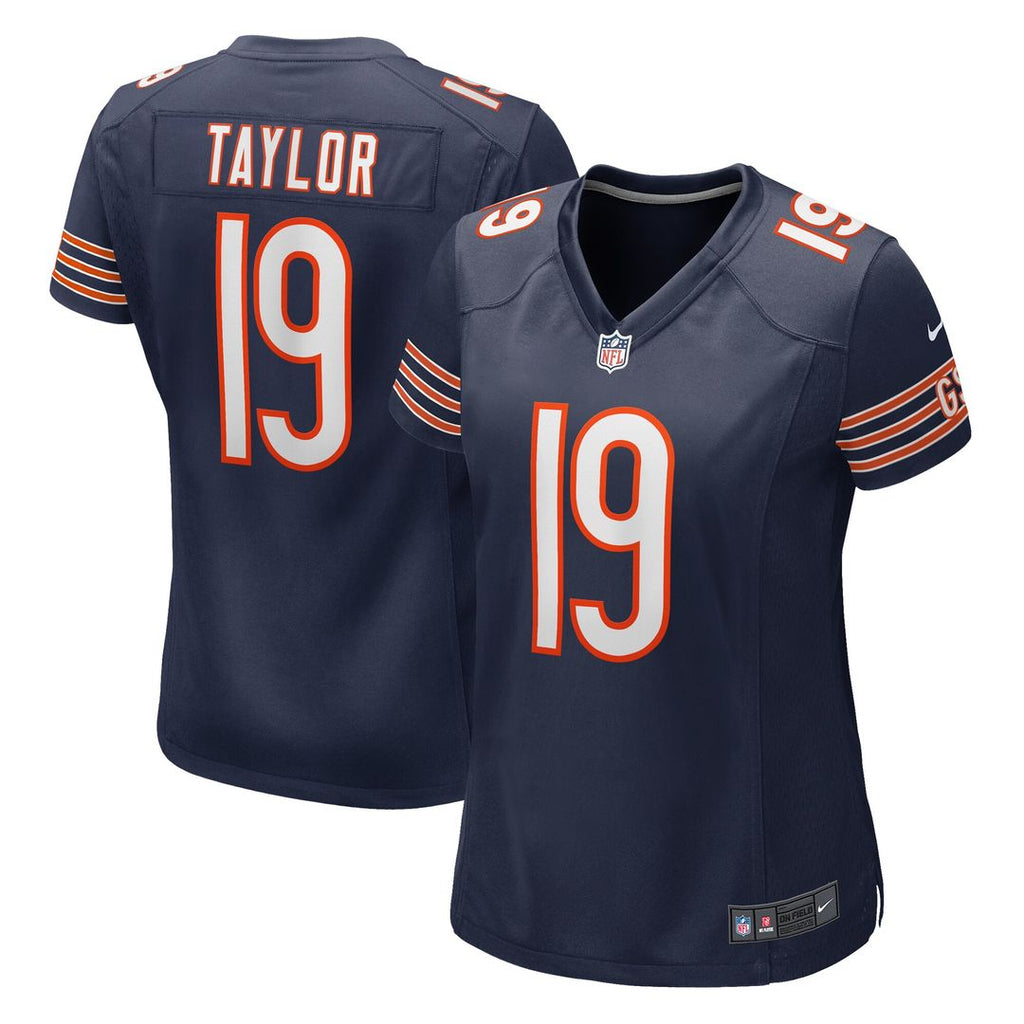 Tory Taylor Chicago Bears Nike Women's  Game Official Jersey -  Navy