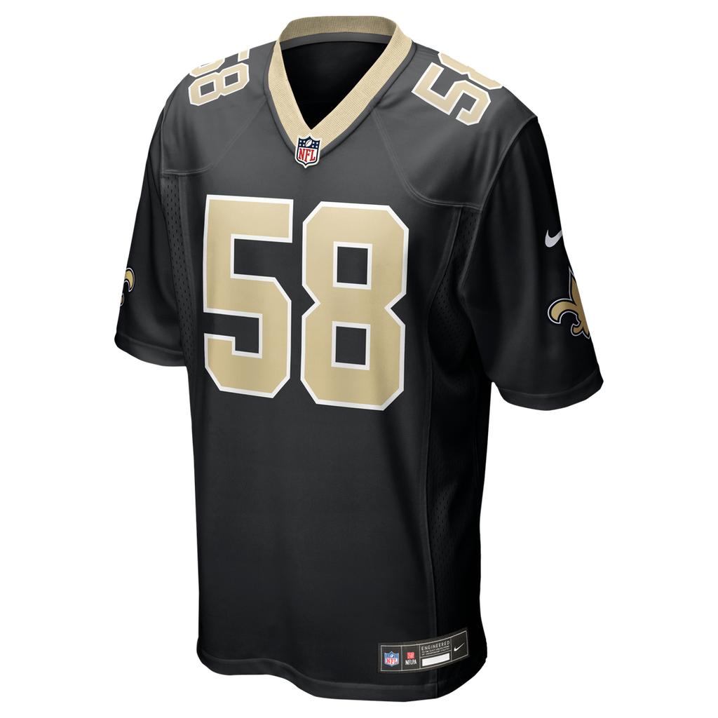 Chris Rumph II New Orleans Saints Nike Team Game Official Jersey -  Black