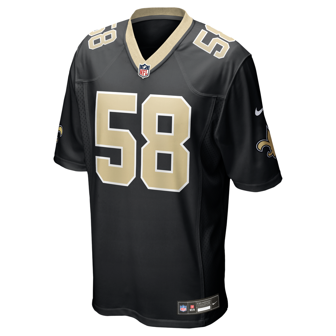 Chris Rumph II New Orleans Saints Nike Team Game Official Jersey -  Black