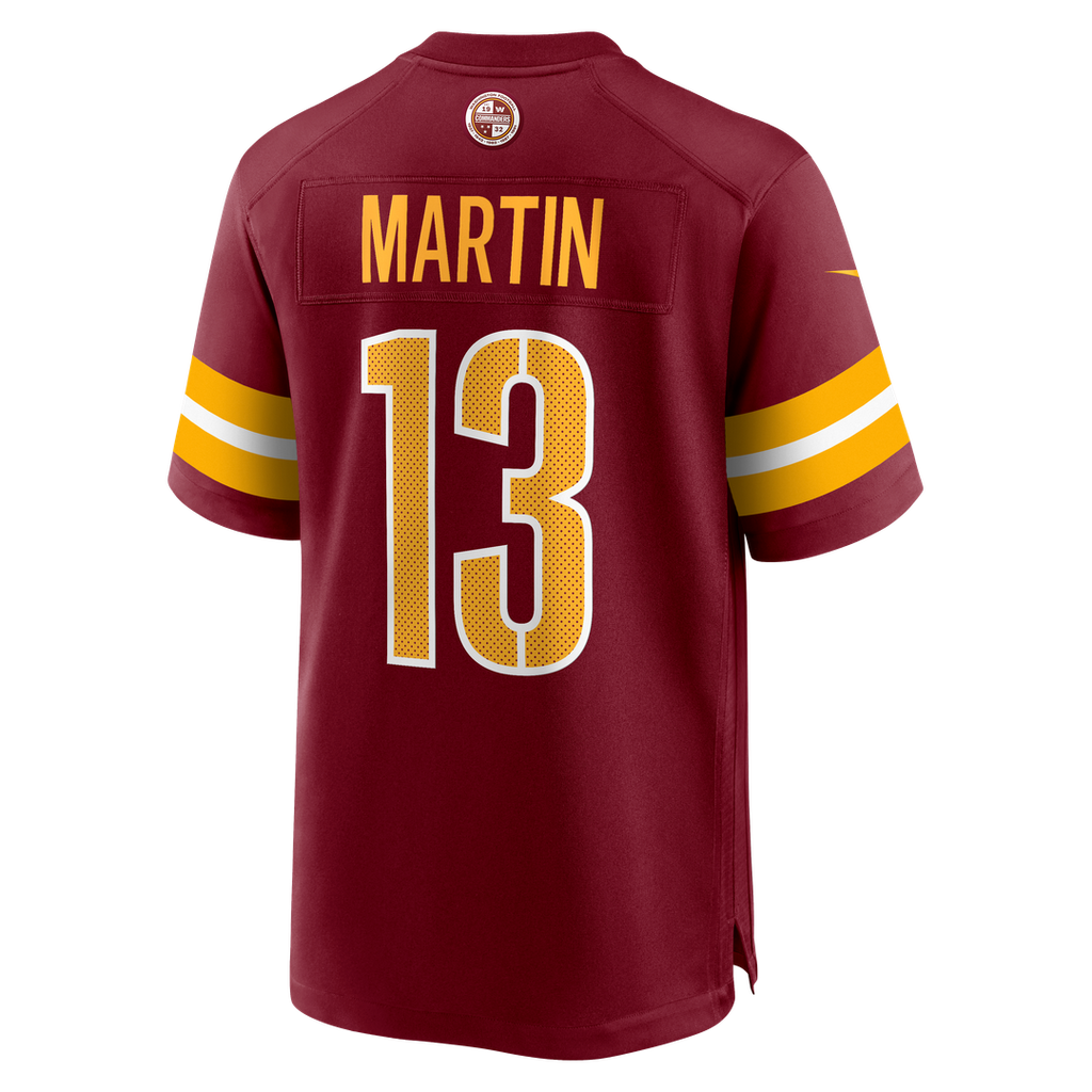 Tay Martin Washington Commanders Nike Team Game Official Jersey -  Burgundy