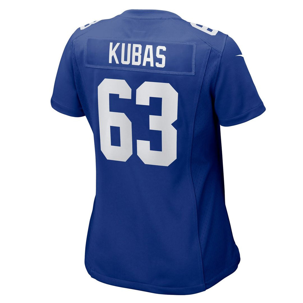 Jake Kubas New York Giants Nike Women's  Game Official Jersey -  Royal