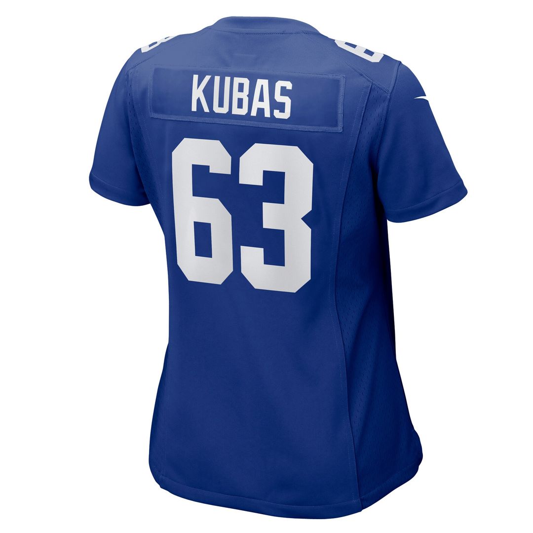 Jake Kubas New York Giants Nike Women's  Game Official Jersey -  Royal