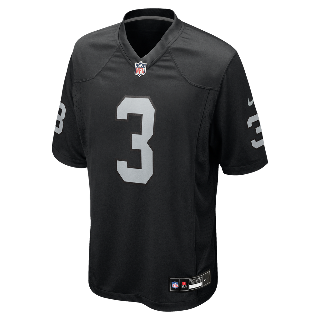 Zamir White Las Vegas Raiders Nike Team Game Official Jersey -  Black