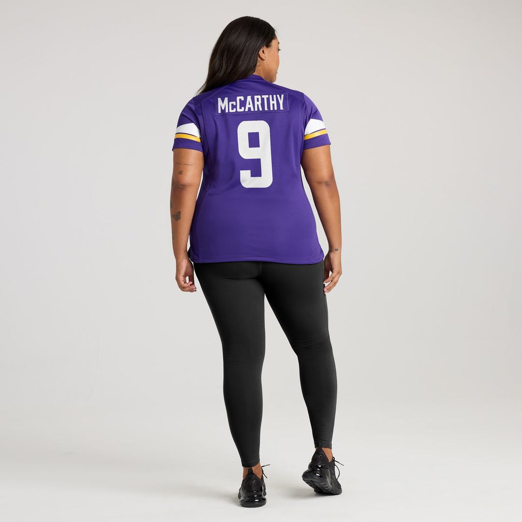 J.J. McCarthy Minnesota Vikings Nike Women's Player Game Jersey - Purple