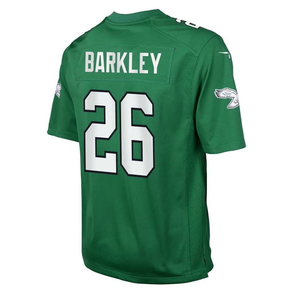 Saquon Barkley Philadelphia Eagles Nike Youth Game Official Jersey - Kelly Green