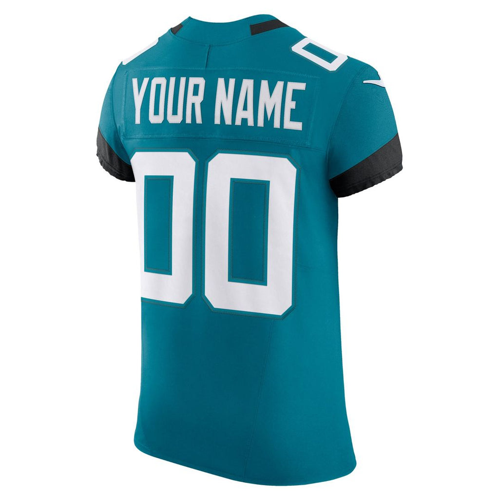 Jacksonville Jaguars Nike Vapor F.U.S.E. Elite Custom Official Jersey - Teal