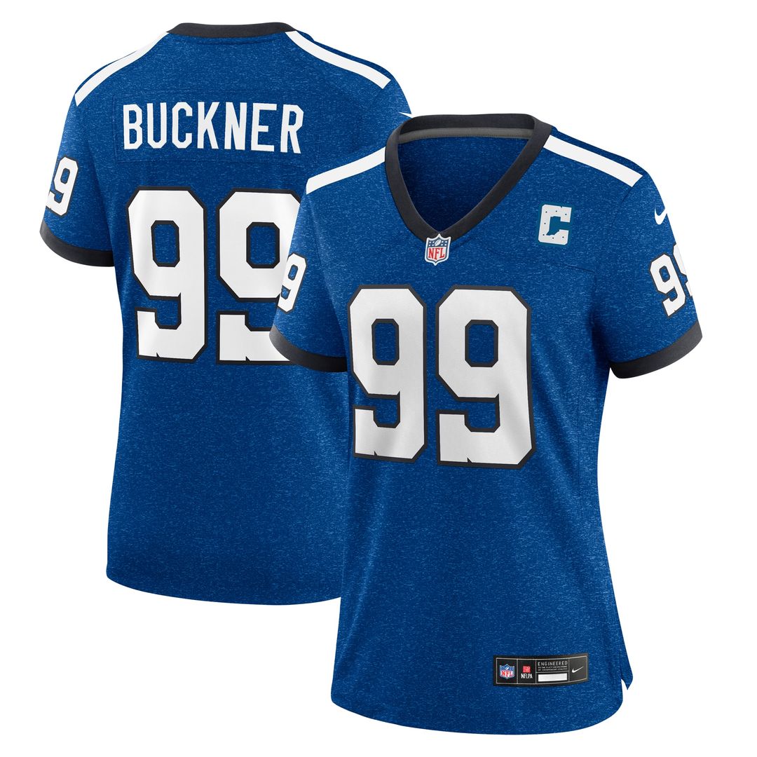 DeForest Buckner Indianapolis Colts Nike Women's Indiana Nights Alternate Game Official Jersey - Royal