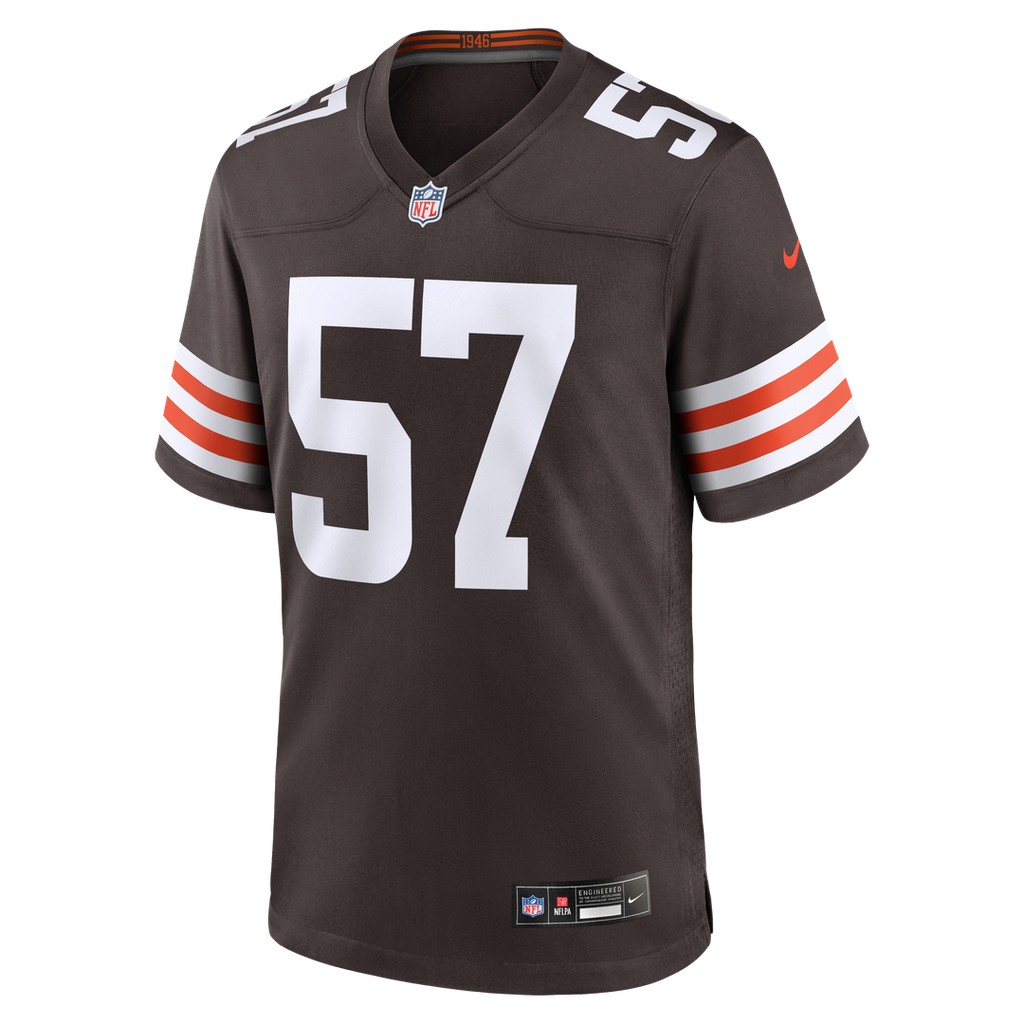 Isaiah McGuire Cleveland Browns Nike Team Game Jersey - Brown