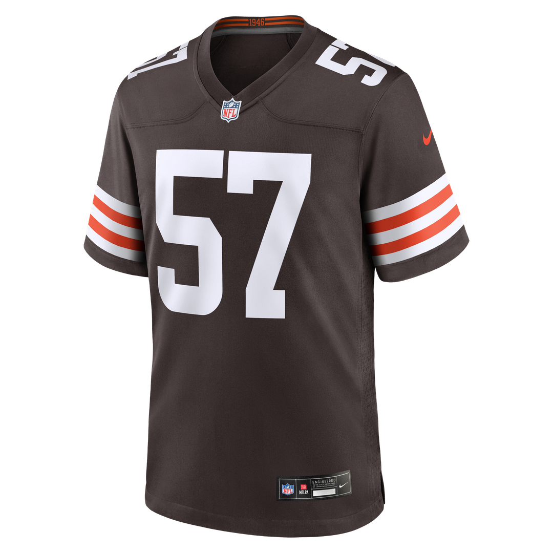 Isaiah McGuire Cleveland Browns Nike Team Game Jersey - Brown