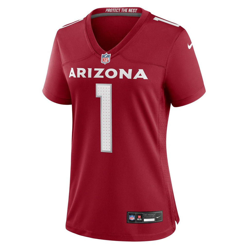 Number 1 Mom Arizona Cardinals Nike Women's Game Official Jersey - Cardinal