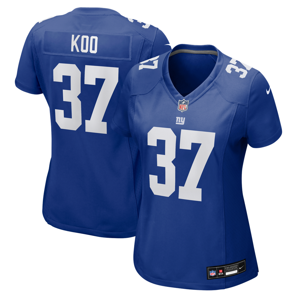 Younghoe Koo New York Giants Nike Women's Team Game Jersey - Royal