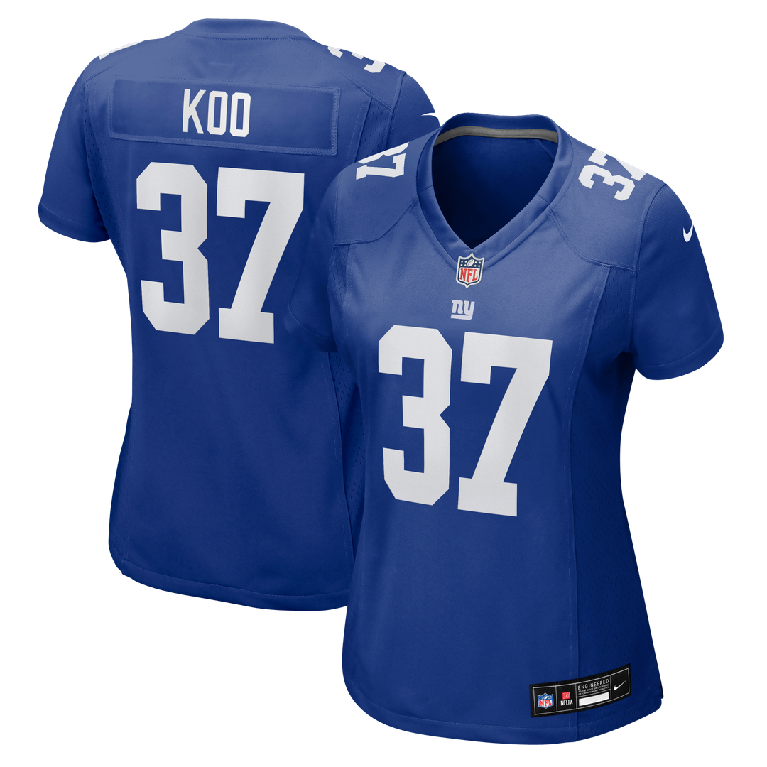 Younghoe Koo New York Giants Nike Women's Team Game Jersey - Royal