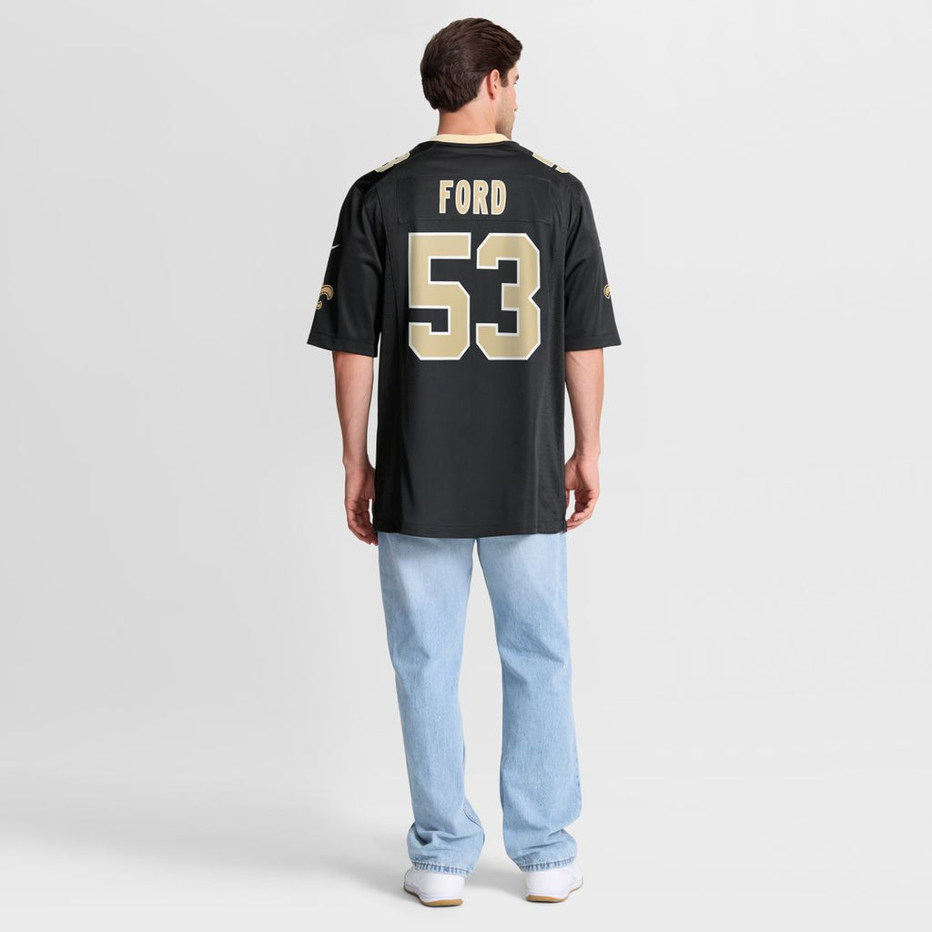 Jaylan Ford New Orleans Saints Nike  Game Official Jersey -  Black