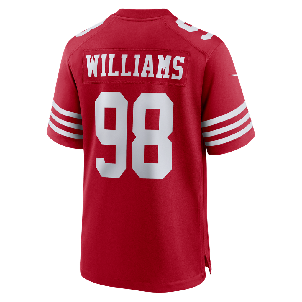 Mykel Williams San Francisco 49ers Nike Team Game Official Jersey -  Scarlet
