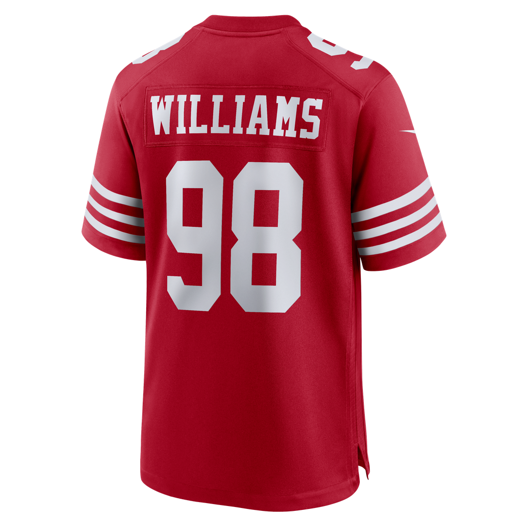Mykel Williams San Francisco 49ers Nike Team Game Official Jersey -  Scarlet