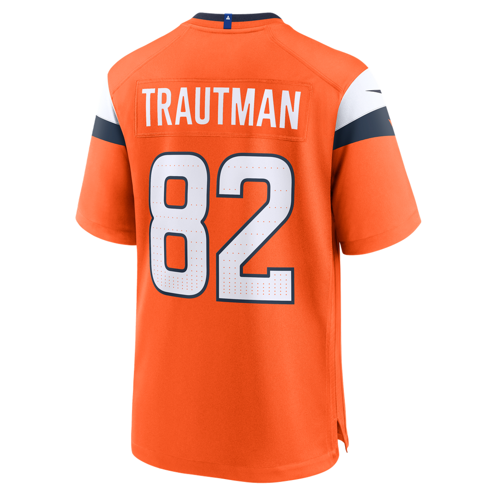 Adam Trautman Denver Broncos Nike Team Game Jersey - Orange