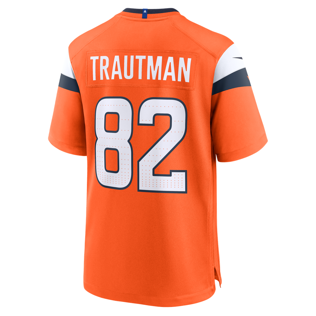 Adam Trautman Denver Broncos Nike Team Game Jersey - Orange